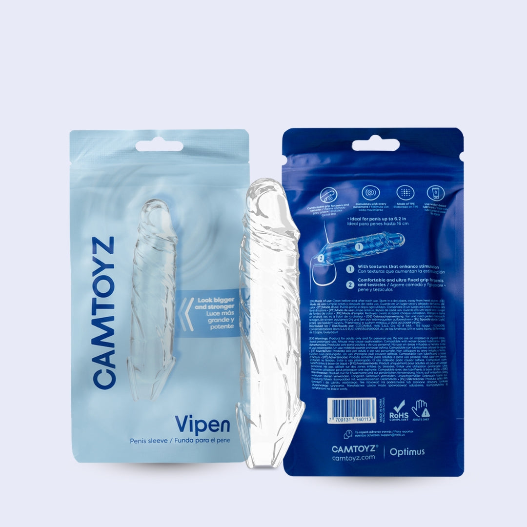 Funda Vipen Camtoyz Optimus Texturizada para Pene