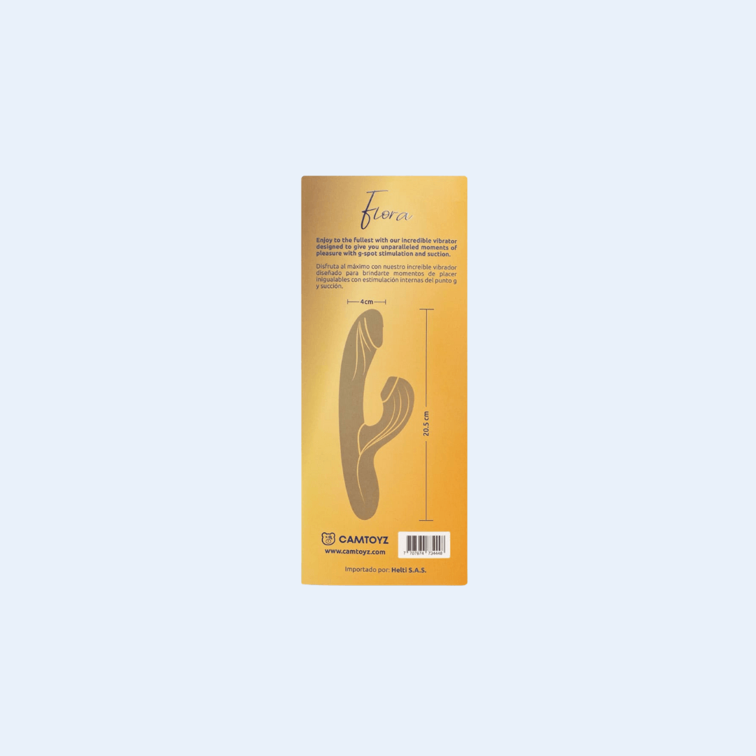 Vibrador Doble Estimulación Flora