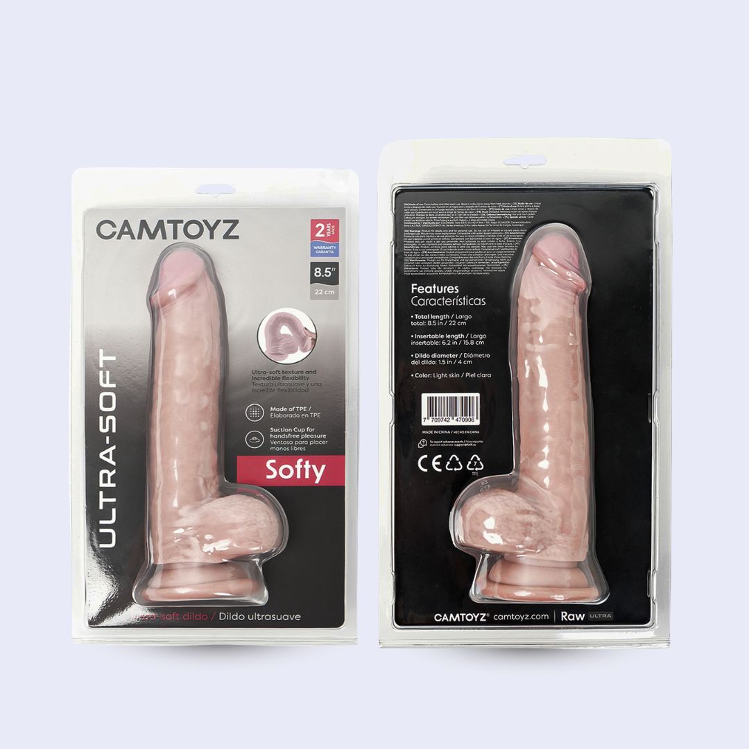 Softy Dildo Realista Ultrasuave con Ventosa - Camtoyz