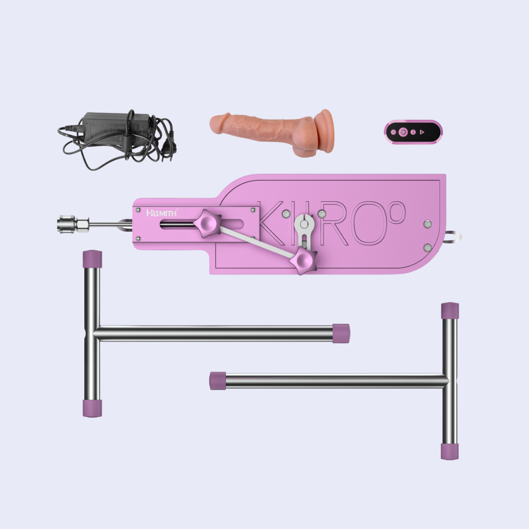 Kiiro PleasureDrive: Máquina Sexual Potente y Control Remoto
