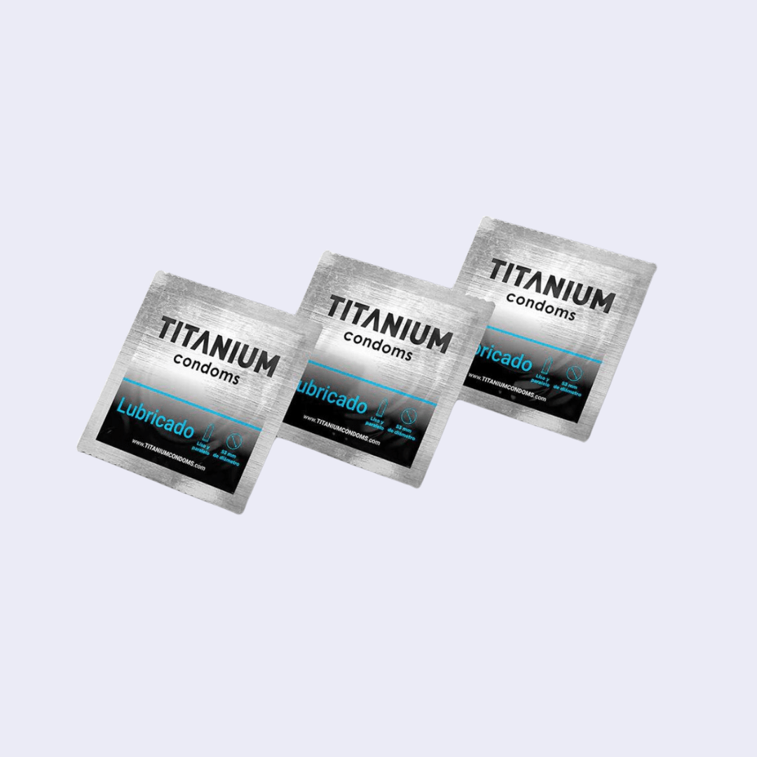 Condones Titanium Lubricado x 3