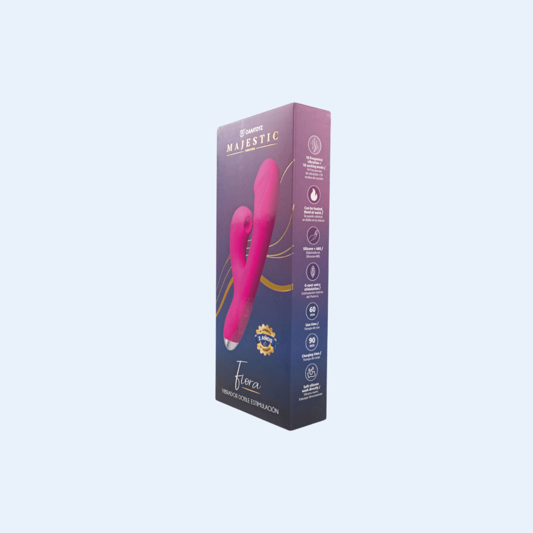 Vibrador Doble Estimulación Flora