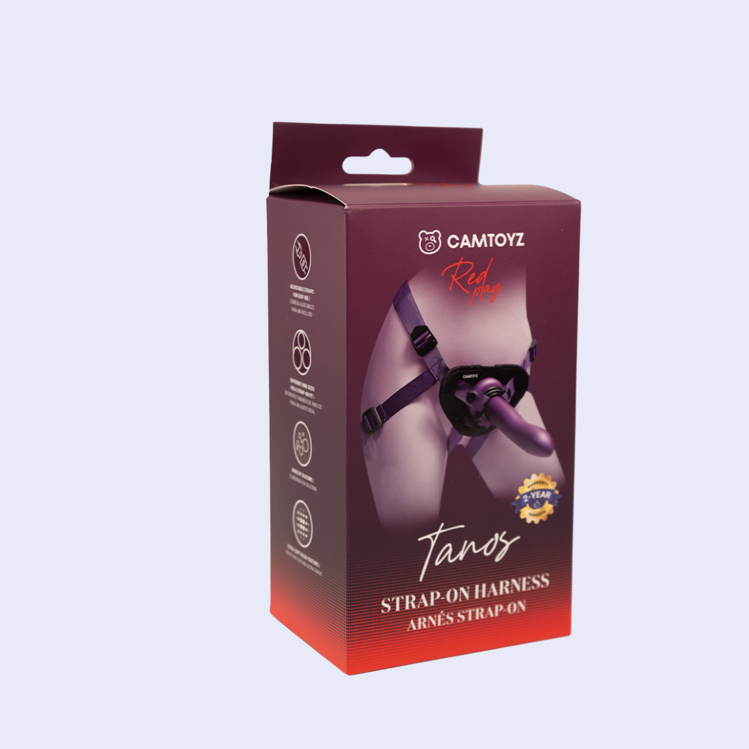 Arnés Tanos Camtoyz con Dildo Ultra Suave