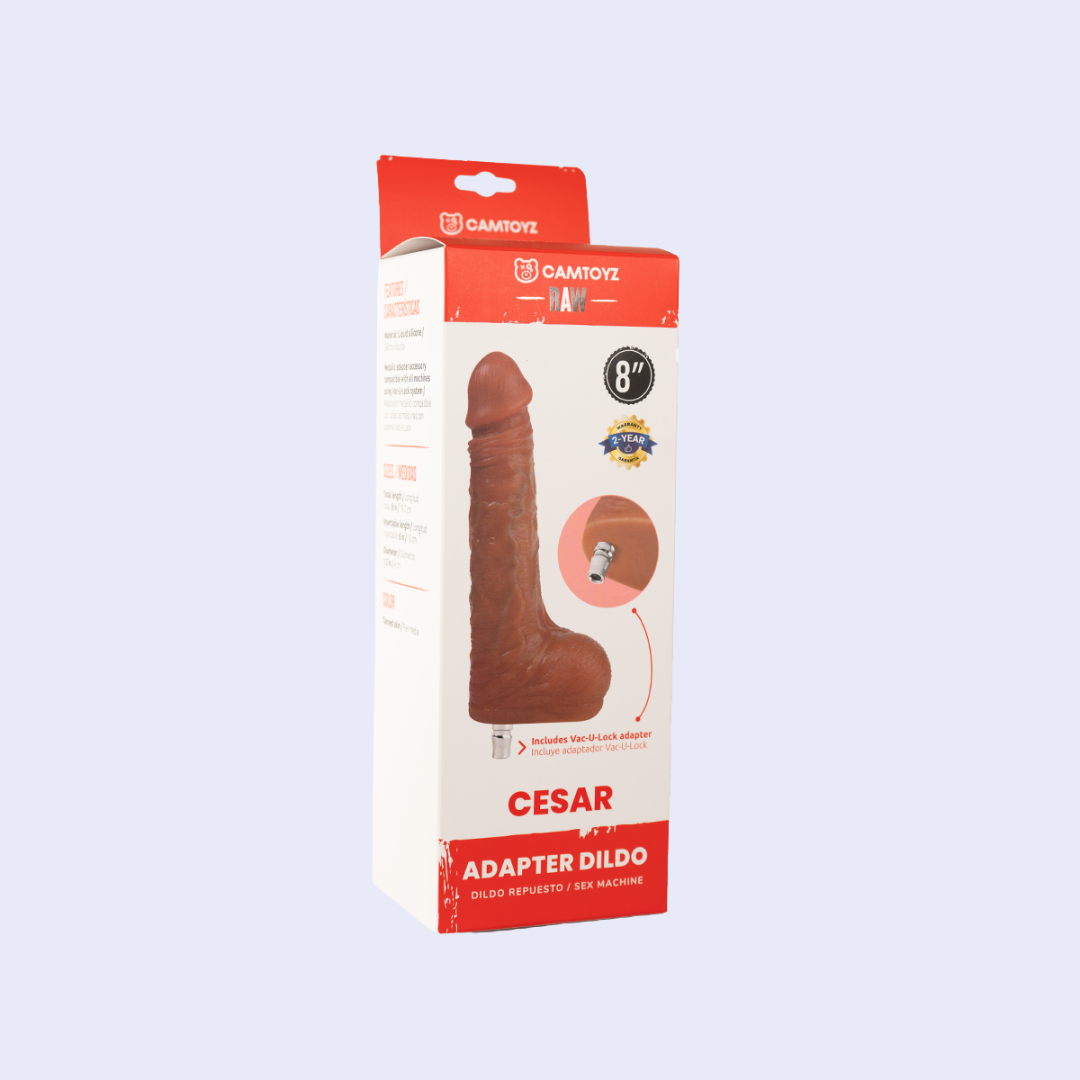 Cesar Dildo Ultrarealista con Adaptador Camtoyz Sex Machine Lovense