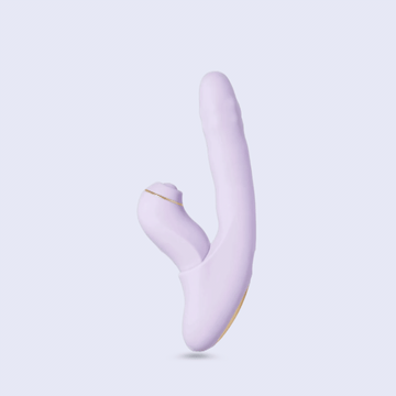Svakom DuoGlow Vibrador de Empuje con Perlas Giratorias y Estimulador Pulsante
