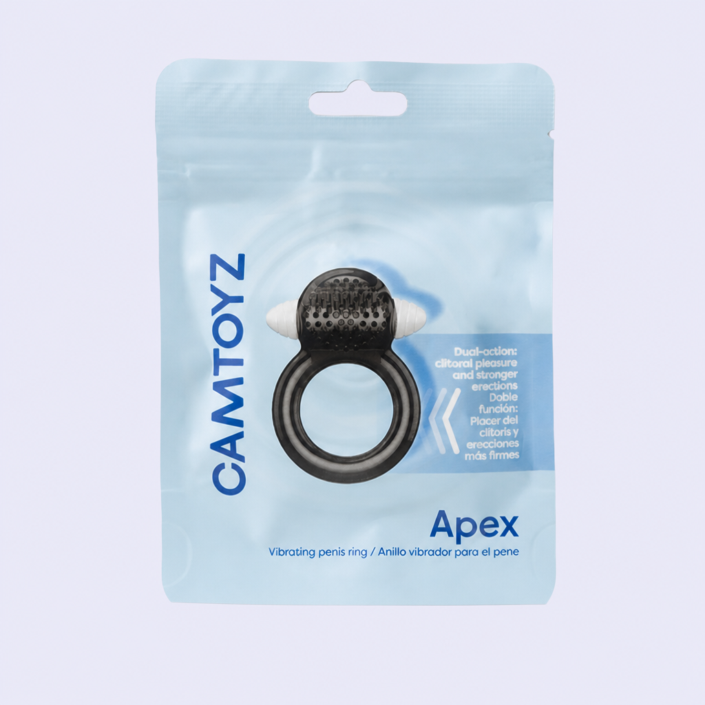 Anillo Vibrador Apex para Parejas - Estimulación Clitorial y Erección Prolongada