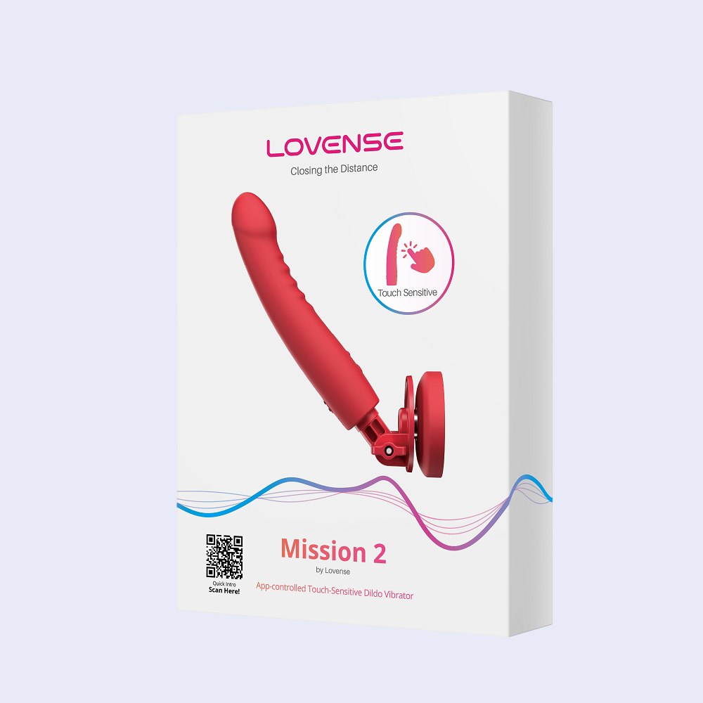 Lovense Mission 2: Dildo Vibrador Sensible al Tacto con App