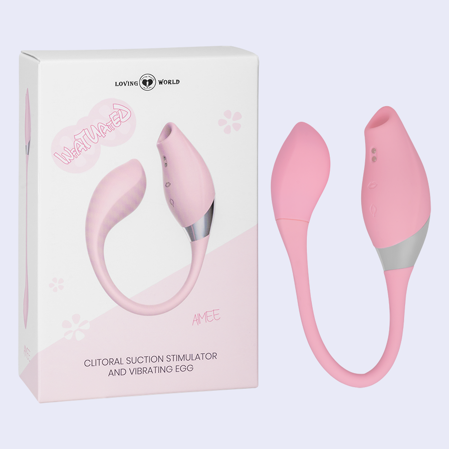 Lovingworld Amee Succionador de Clítoris y Punto G Rosado
