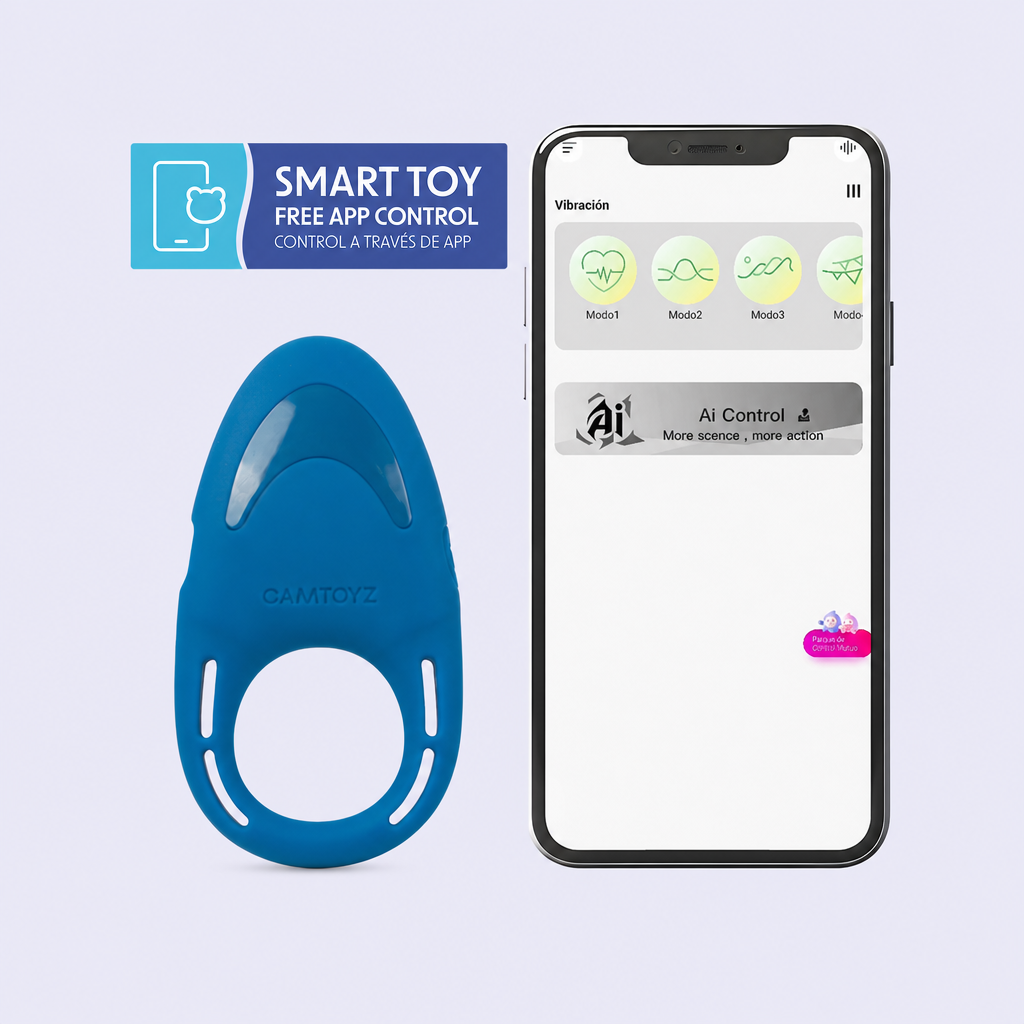 FlexRing Optimus PRO - Anillo Vibrador Ergonómico para Parejas