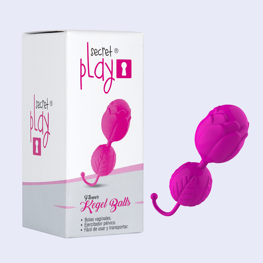 Secret Play Flower Kegel Balls | Bolas Kegel Fucsia