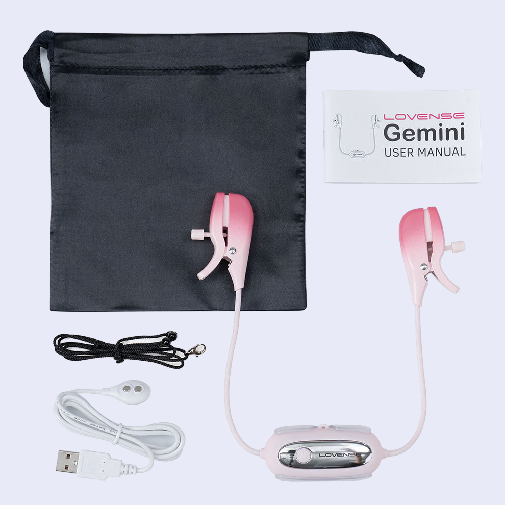 Lovense Gemini: Pinzas Vibratorias para Pezones con App