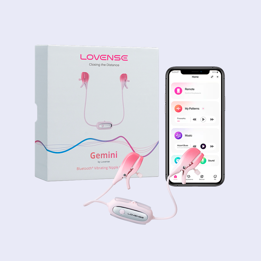 Lovense Gemini: Pinzas Vibratorias para Pezones con App