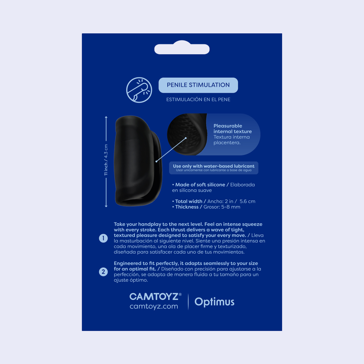 Handet Masturbador de Silicona Texturizado Camtoyz