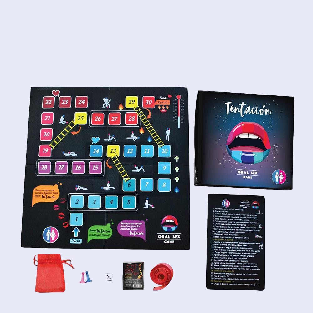 Erotic Games Tentación Oral Sex Games Juego de Mesa - Hetero
