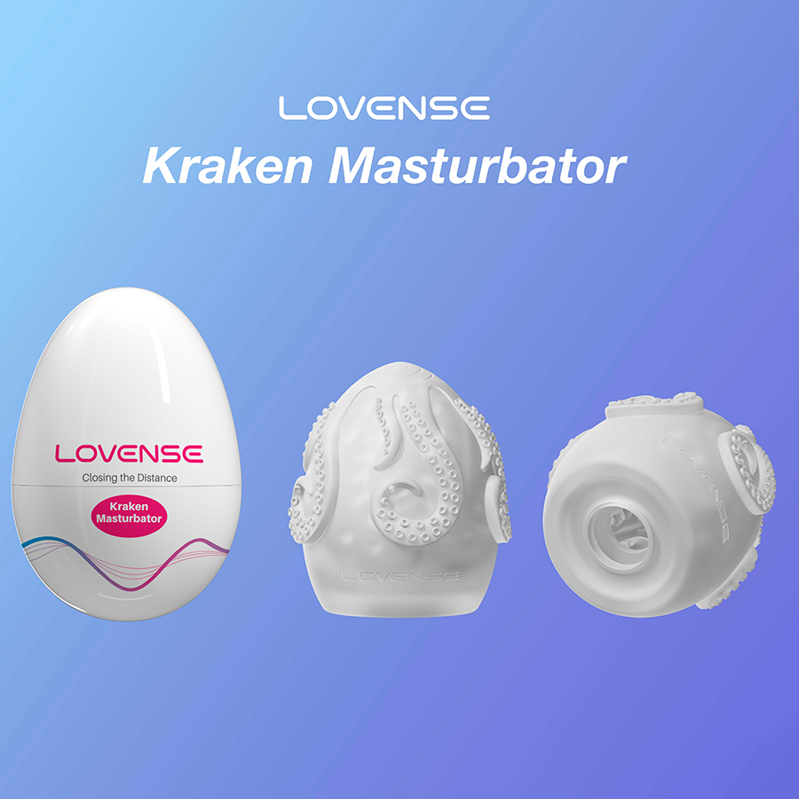 Kraken Masturbador Masculino de Silicona Texturizada By Lovense