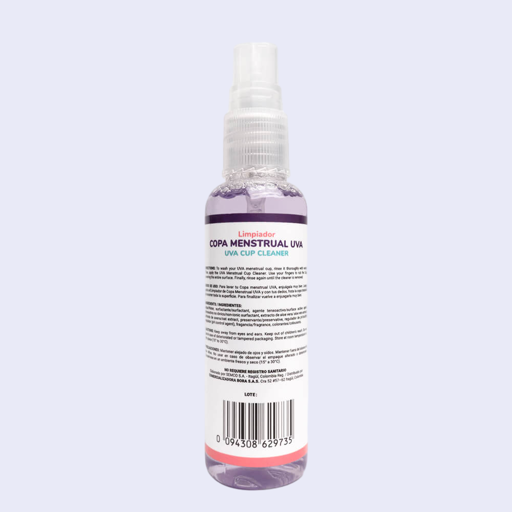 Uva Limpiador de Copa Menstrual 58 ml