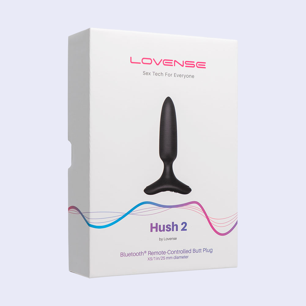 Lovense Hush 2: Plug Anal Vibrador con App