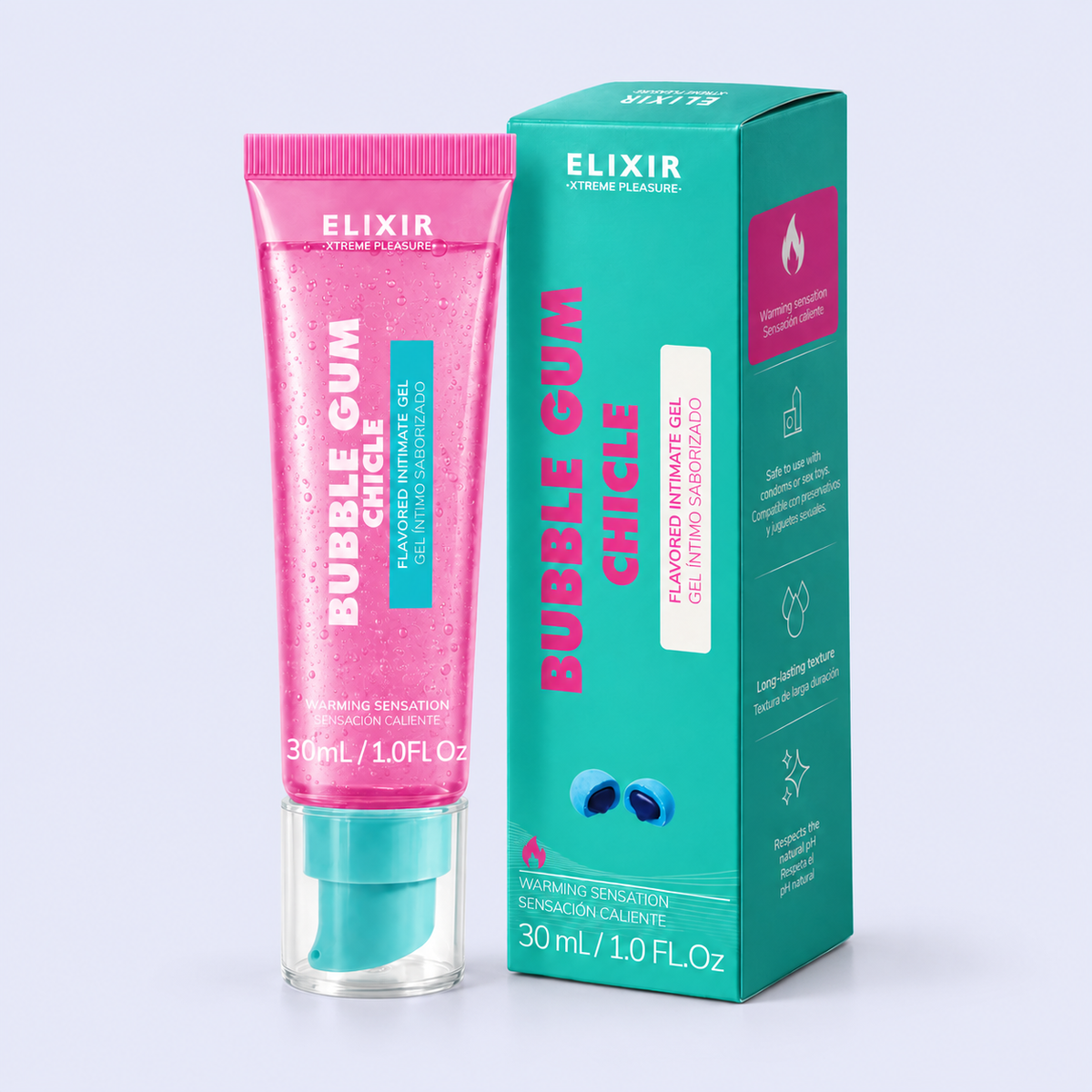 Lubricante Saborizado Chicle Elixir 30 ml
