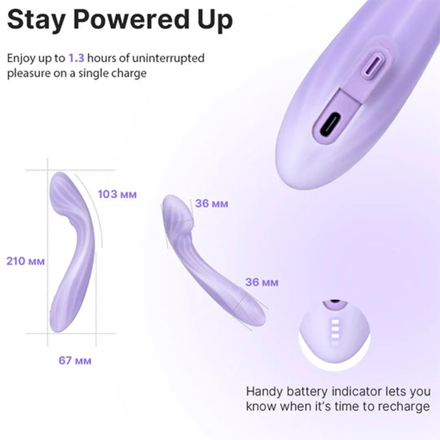 Svakom Margot Vibrador de Punto G con Doble Motor y Control por App