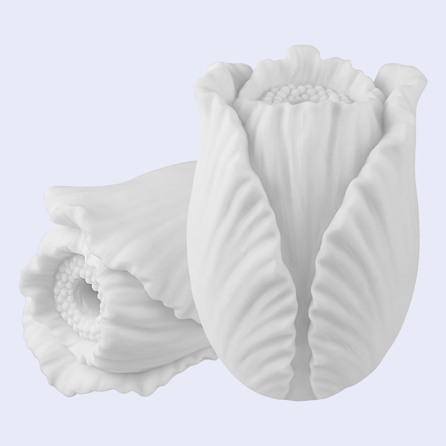 Masturbador Tulips SHANDE de silicona texturizada con lubricante