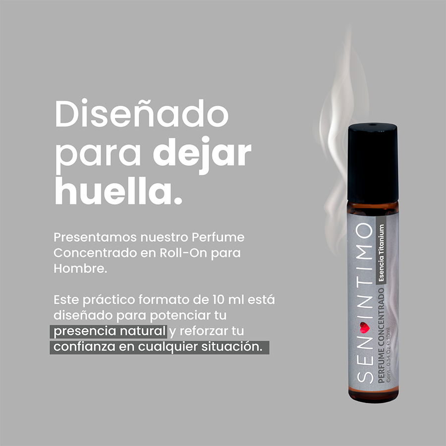 Sen Íntimo Titanium Perfume con Feromonas Hombre 10 ml