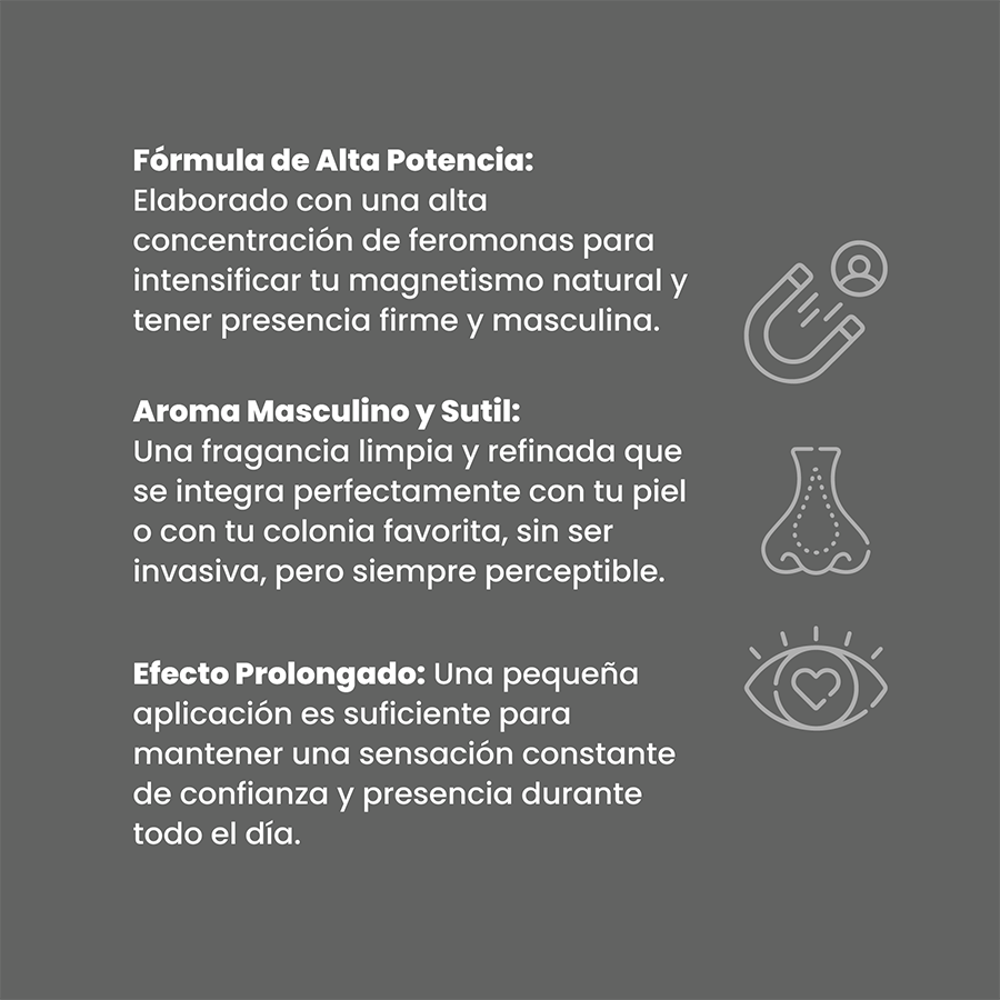 Sen Íntimo Titanium Perfume con Feromonas Hombre 10 ml