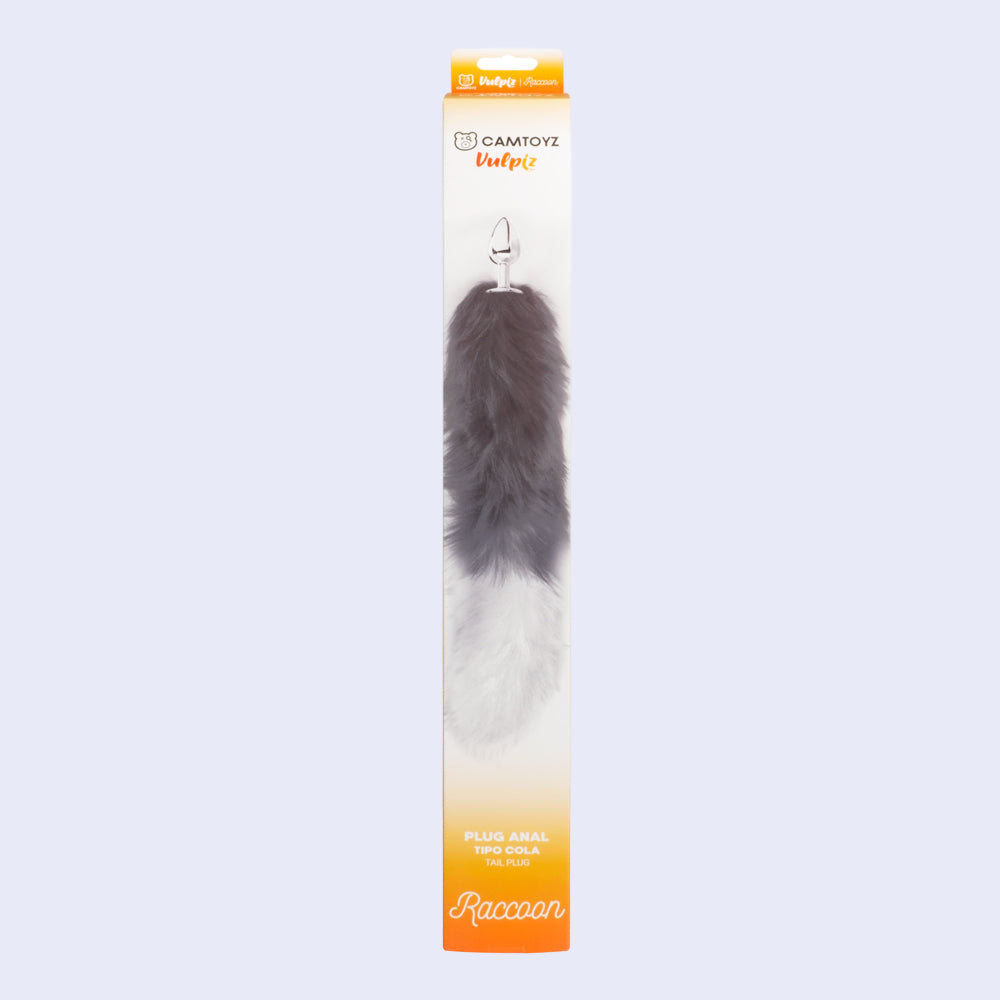 CamToyz Plug Anal con Cola Raccoon