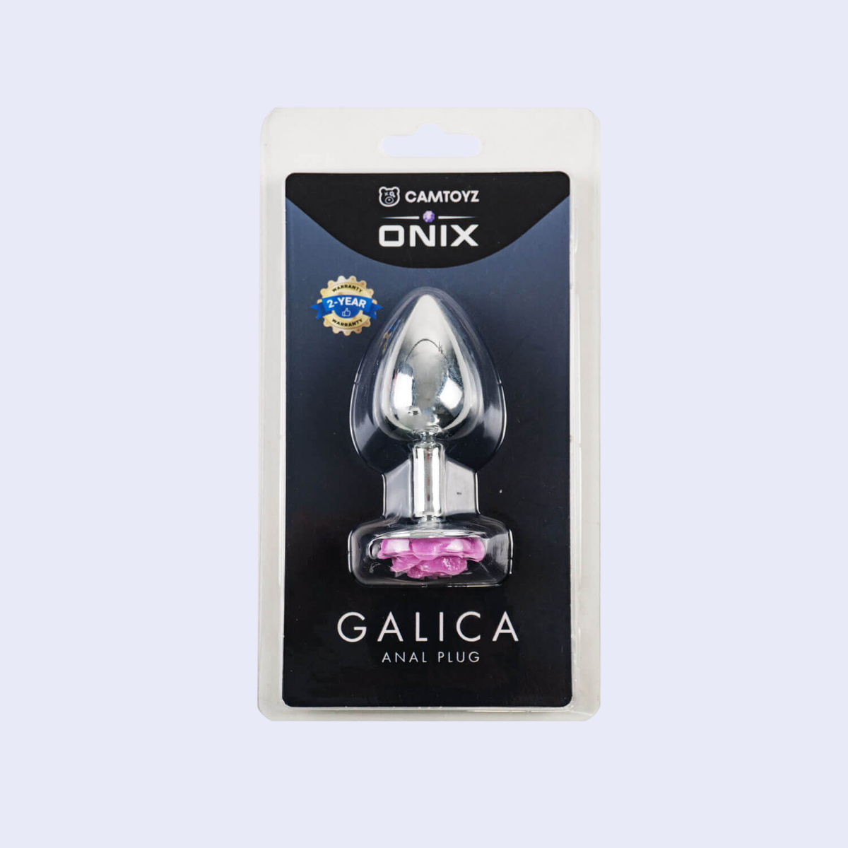 CamToyz Onix Plug Anal Galica con Joya de Rosa