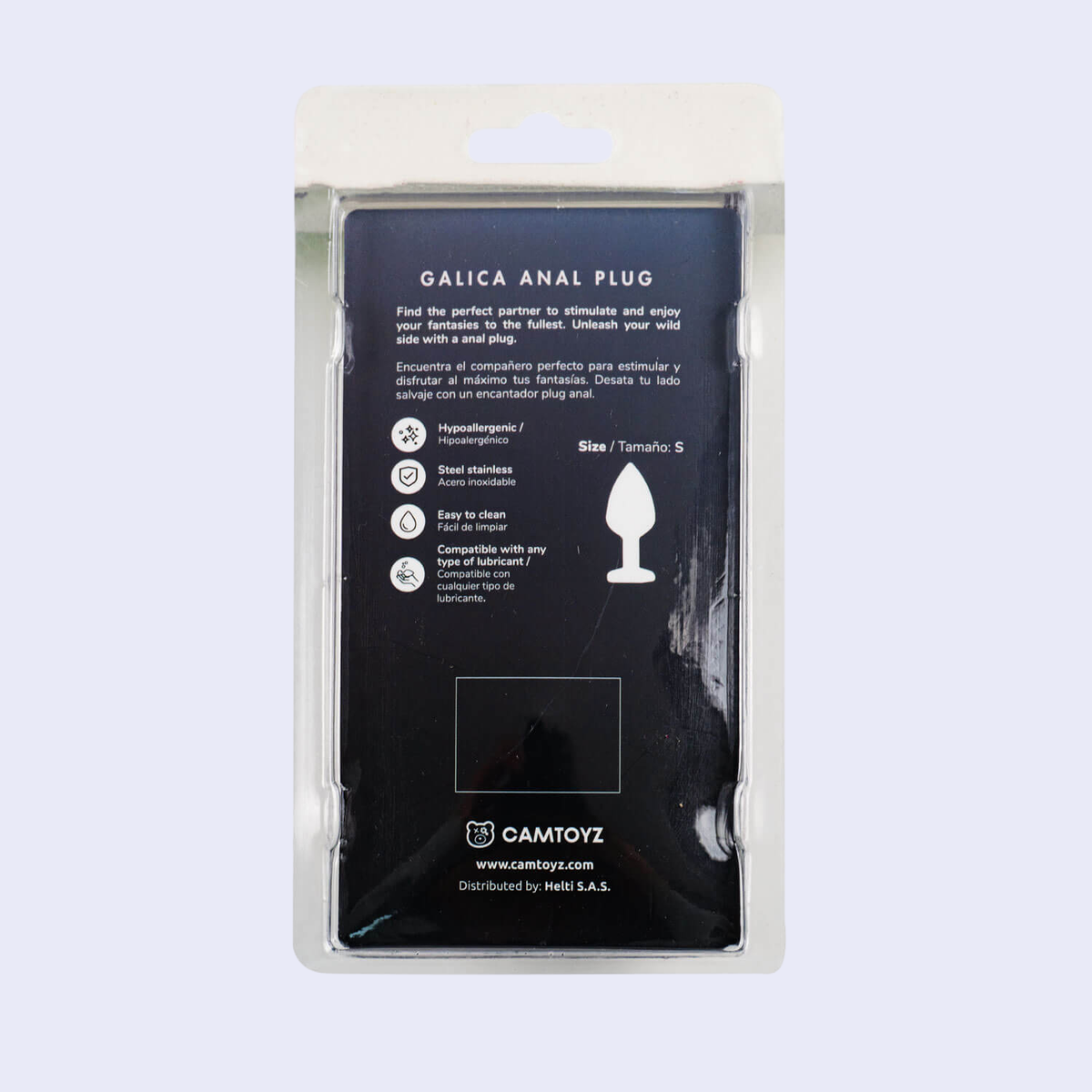 CamToyz Onix Plug Anal Galica con Joya de Rosa