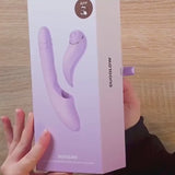 Svakom DuoGlow Vibrador de Empuje con Perlas Giratorias y Estimulador Pulsante