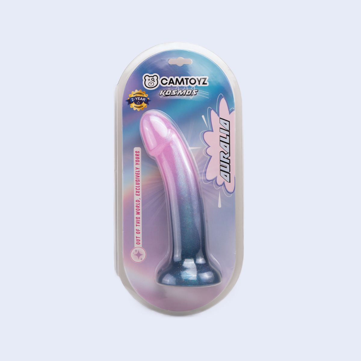 Dildo Auralia Camtoyz con Glitter y Ventosa
