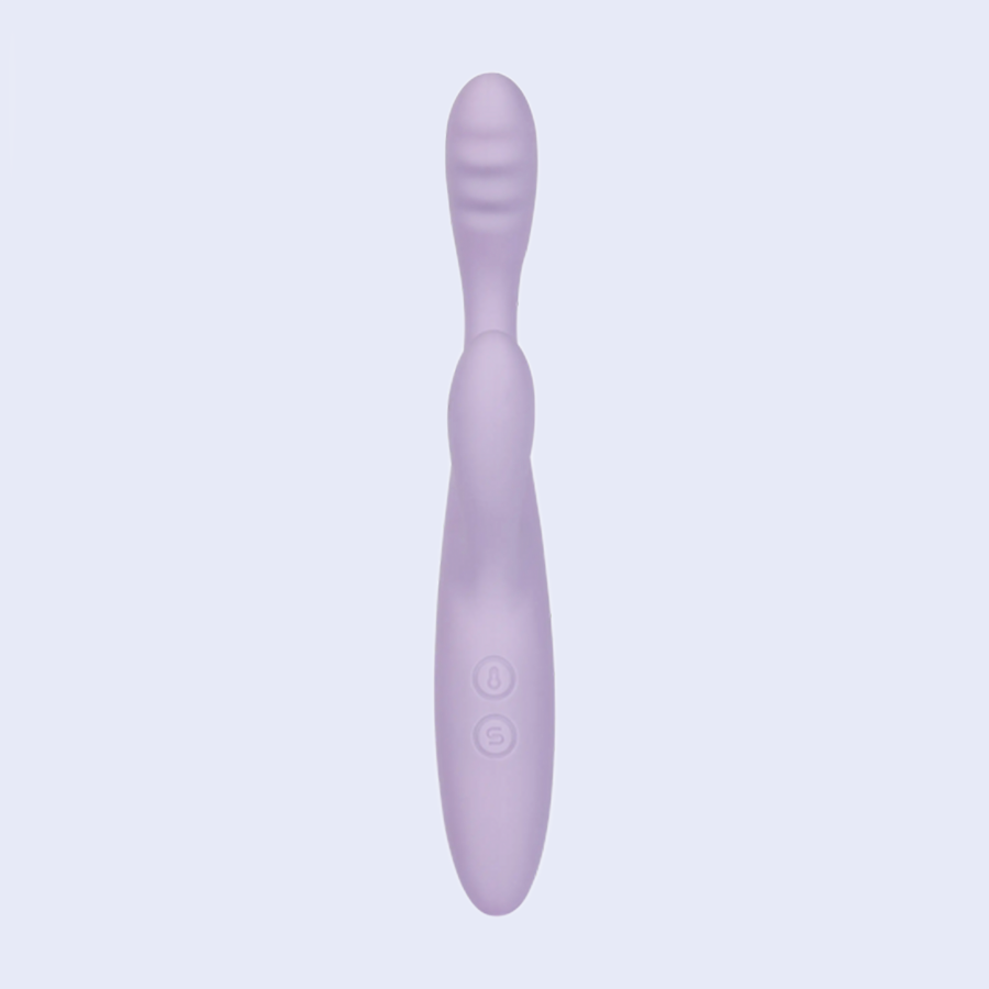 Vibrador Doble Estimulación Cici + 2 Lila Pastel Controlado por APP Global By Svakom