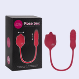 Sensual Dezire Rose Sex: Succionador en Forma de Rosa con Bala Thrusting