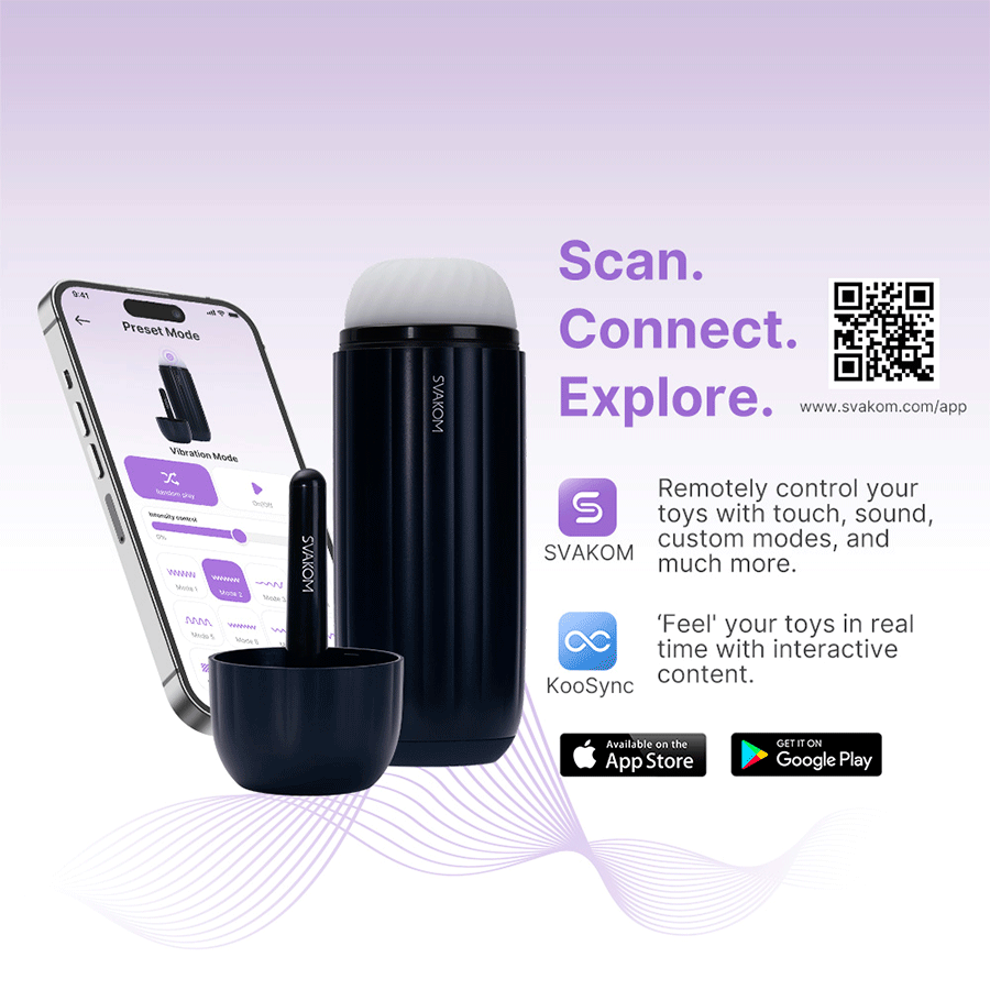 Sam Neo 2 Pro SVAKOM | Masturbador masculino con succión, vibración y app