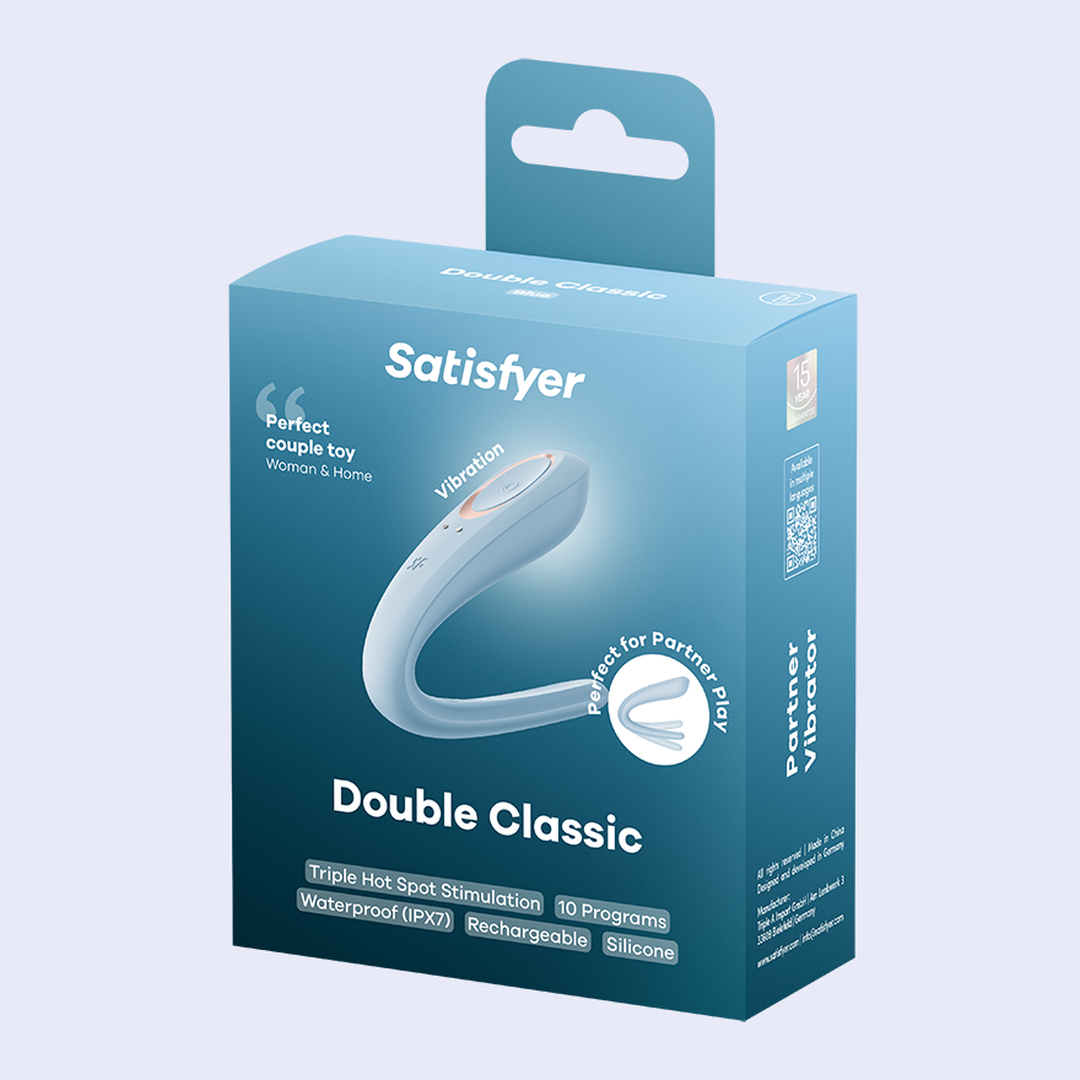 Satisfyer Double Classic Azul - La Pepa