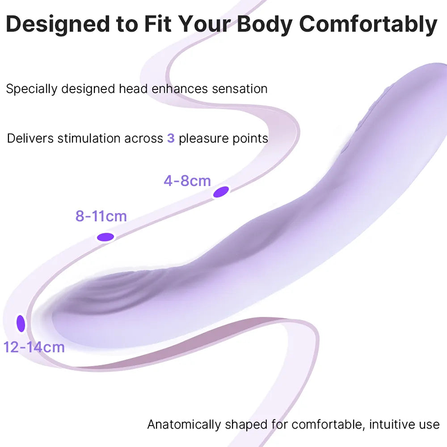 Svakom Selena Vibrador con Calentamiento y Empuje Controlado por App