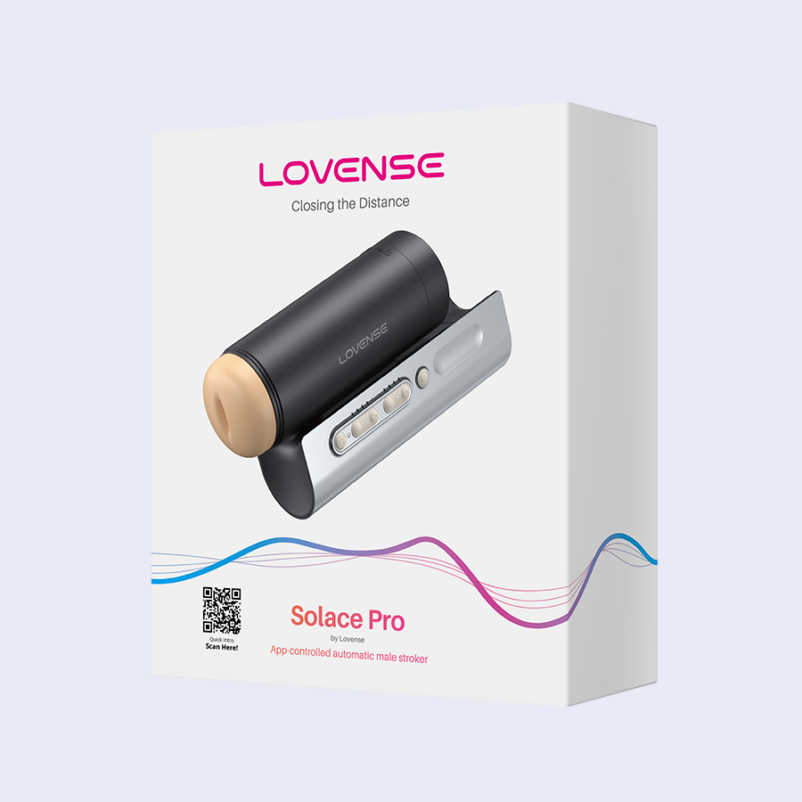Solace Pro for Male Lovense | Masturbador automático con sincronización AI