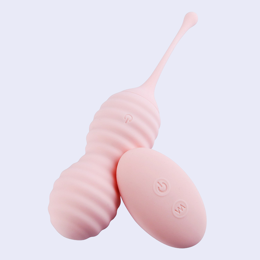 Shande Rolling Rose Vibrador Bolas Kegel Rosado con Control Remoto
