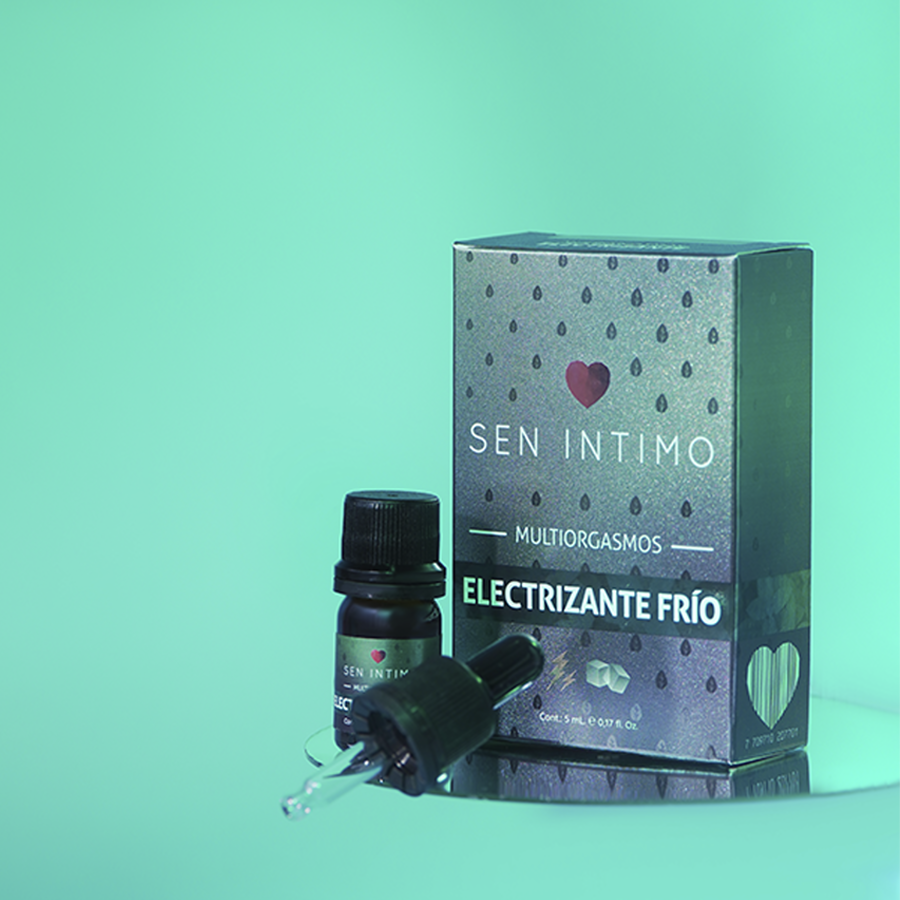 Lubricante Vibrador Líquido Electrizante Frío Sen Íntimo x 5 ml