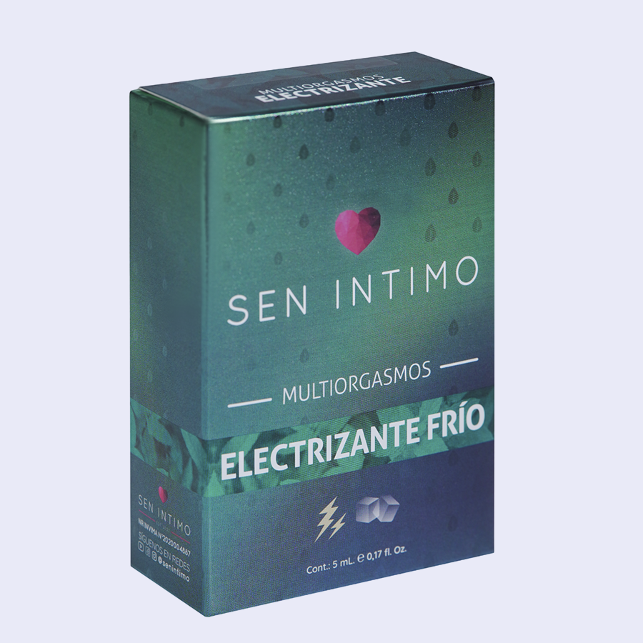 Lubricante Vibrador Líquido Electrizante Frío Sen Íntimo x 5 ml