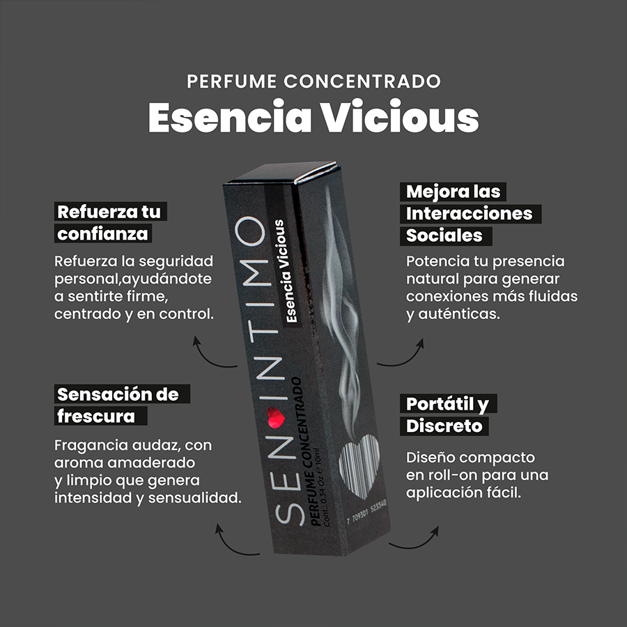 Sen Íntimo Vicious Perfume con Feromonas Hombre 10 ml