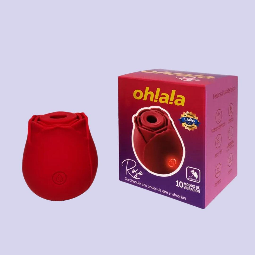 Vibrador y Succionador Ohlala Rose - La Pepa