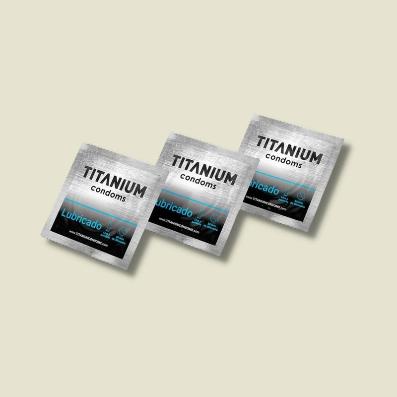 Condones Titanium Lubricado x 3 - La Pepa