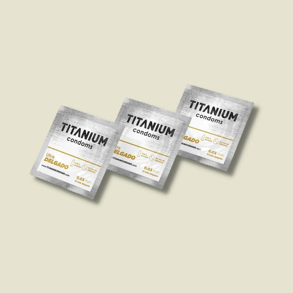 Condones Titanium Ultra Delgado x 3 - La Pepa